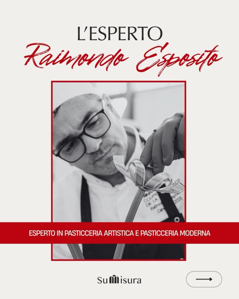 Raimondo Esposito, pasticcere e consulente specializzato in zucchero artistico e sviluppo prodotto